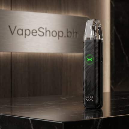 Compact OXVA Xlim Go 2 vape in silver metal finish, draw-activated 5-30W, UniTech 2.0 coils, Bahrain pod system