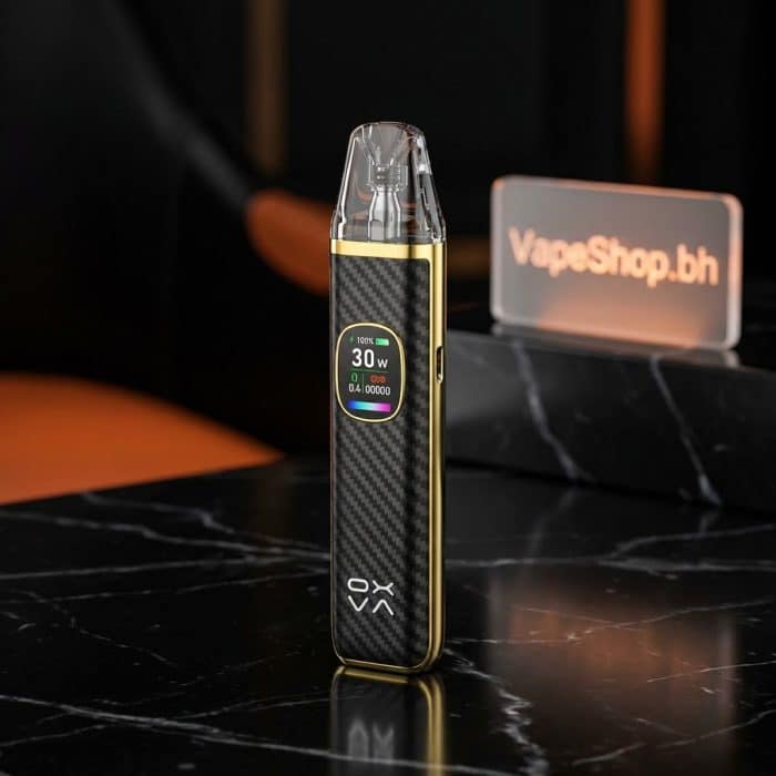**oxva xlim pro 2** pod system with magnetic 2ml top-fill pod attached, zinc-alloy body in bahrain vape shop.
