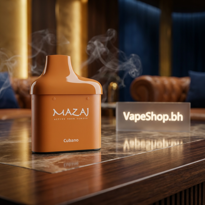 Mazaj switch pod lush ice variant gallery 10, icy blue hues on ergonomic disposable pod for bahrain