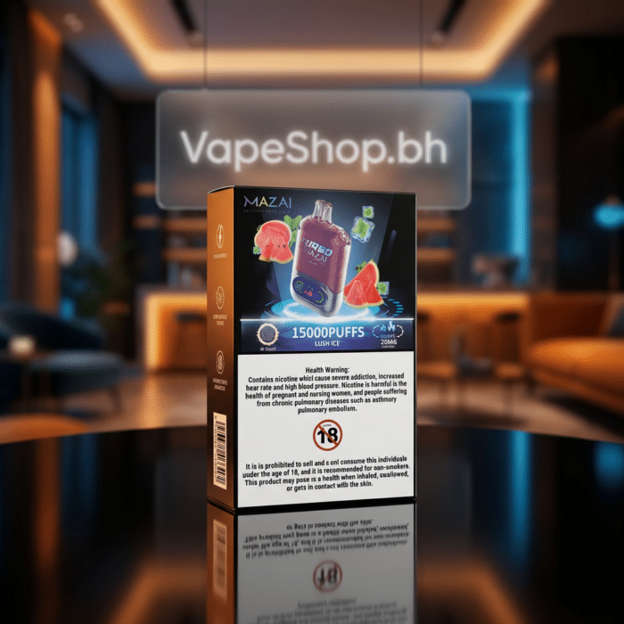 Mazaj turbo raspberry flavor 15000 puffs dual nicotine options