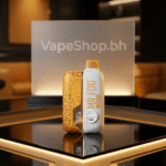 Close-up Mr Fog 15k Switch screen in boost mode, real-time indicators, top Bahrain vape choice.