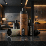 Roxo vape DTL pod system featuring adjustable airflow and 9000 puff capacity