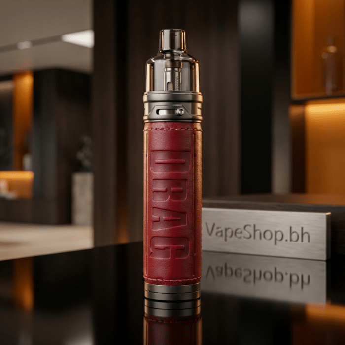 Voopoo drag x 80w kit displaying gene. Tt chipset screen and adjustable settings for freebase vaping.