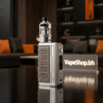 Voopoo Drag 3 FreeBase device displaying 1.08-inch screen, Smart mode interface and premium metal finish details.