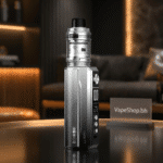 Sleek Voopoo Drag M100S FreeBase device in matte anti-glare finish, single 21700 battery mod with leakproof top airflow tank.