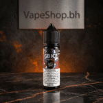Close view of GB E-Liquids Freebase vape liquid, smooth freebase formula ideal for Bahrain shops.