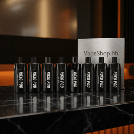 ROXO Roxo DTL Pod Disposable Pod vape in sleek design, Bahrain disposable vape for direct lung hits, featured view.