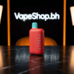 Side view of Elf Bar EP 8K by ELFBAR highlighting QUAQ mesh coil tech and 1500mAh battery for long-lasting puffs.