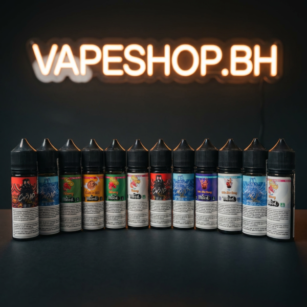 Mood E-Liquids Freebase e-liquid bottle in Bahrain, sleek design with vibrant label for premium vaping.