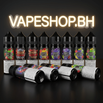 Samsvape Sam's Vape Freebase E-Liquids bottle with vibrant label, premium vape juice for Bahrain vapers