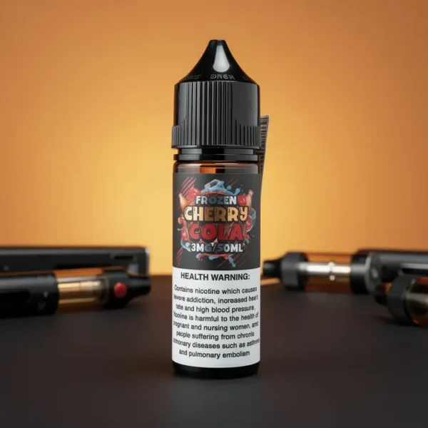 Samsvape 50ml Freebase E-Liquid bottle showcasing 3mg nicotine strength and 70/30 ratio, ideal Bahrain vape juice