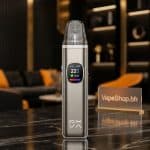 Compact OXVA Xlim Pro 2 DNA pod system kit showing top-fill SS cartridges 0.6Ω and 0.8Ω, 1300mAh battery highlighted