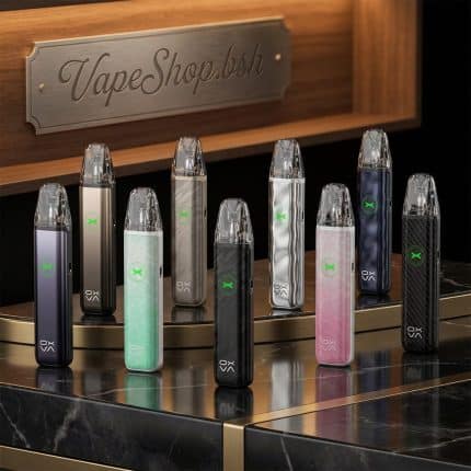 OXVA Xlim Go 2 SaltNic pod kit in sleek black, compact 1500mAh battery, magnetic 3ml pod, Bahrain vape device