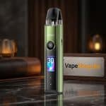 Sunburst gold Geekvape Wenax Q Pro 1200mAh vape, 3-level airflow control for MTL-RDL in Bahrain.