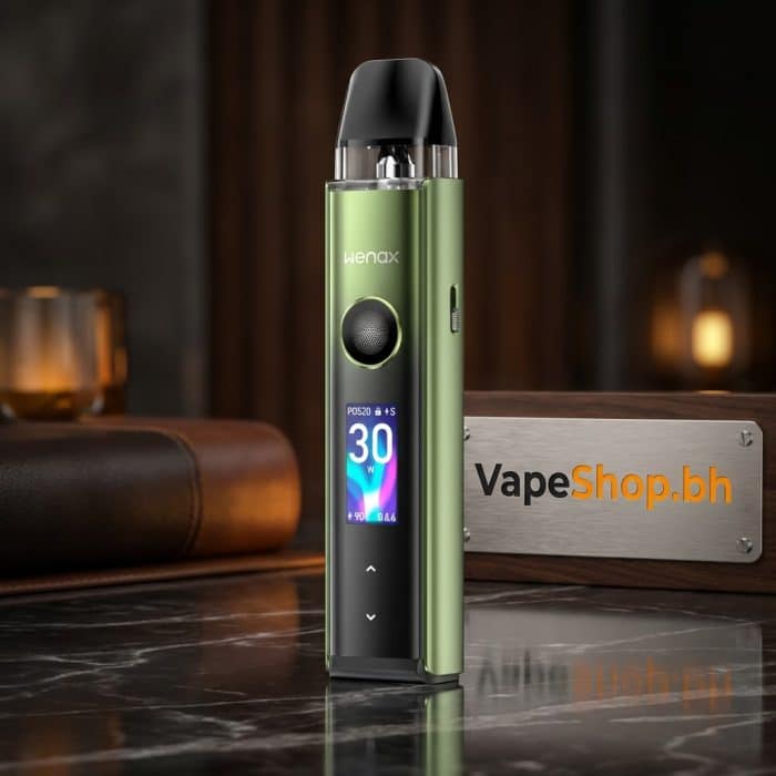 Sunburst gold geekvape wenax q pro 1200mah vape, 3-level airflow control for mtl-rdl in bahrain.