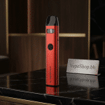 UWELL **Caliburn A2** SaltNic pod system in blue, lightweight 31g design with top-fill pod and USB-C port visible.