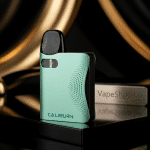 **Caliburn AK3** by UWELL close-up, slim black design with LED indicator, 2ml top-fill pod, ideal Bahrain SaltNic vape.