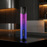 **SMOK Nfix Kit** pod system showing magnetic 0.8ohm MTL pod, zinc-alloy body, Type-C port, and adjustable 25W power display in Bahrain vape shop