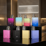 OXVA Xlim SQ Kit in pink-green gradient aluminum square vape device with 900mAh battery for SaltNic Bahrain vaping