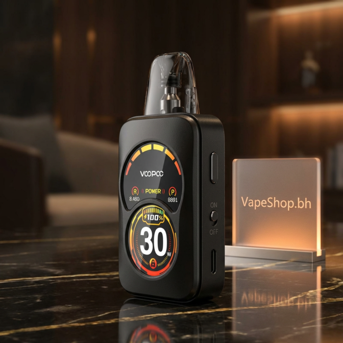 Voopoo argus a 30w pod system featuring dual-zone colored screens and top-fill cartridge