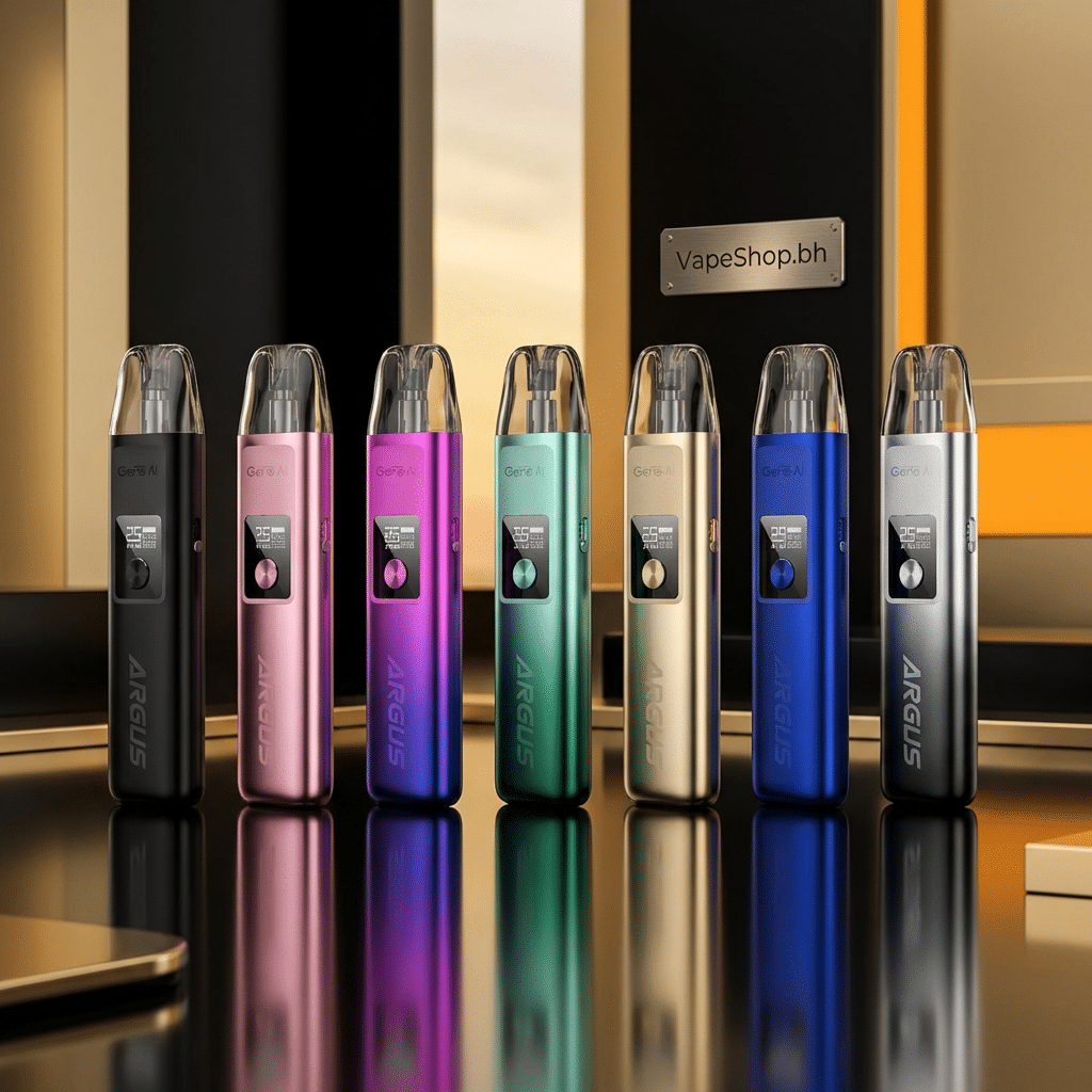 3302595 (1) Voopoo argus g pod kit with 1000mah battery, oled display, and adjustable 5-25w power output
