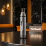 Compact C4 Pod Kit in black, featuring one-button design and 1.1ohm coil, ideal SaltNic vape system.