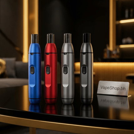 Sleek black C4 Pod Kit with 1.8ml pod and 550mAh battery, compact SaltNic device for Bahrain vapers.
