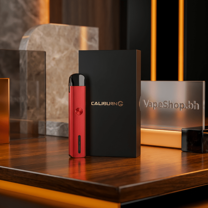 Uwell **caliburn g** pod system in grey, adjustable airflow mtl/rdl, 18w output, usb-c port, bahrain vaping essential.