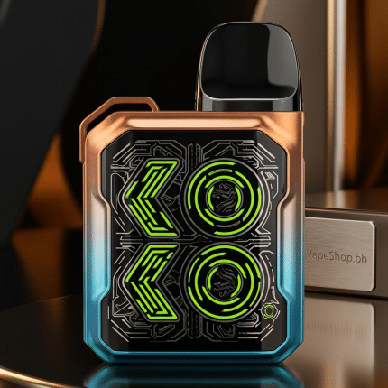 Compact UWELL Caliburn GK2 pod system showing magnetic 2ml top-fill pod and mesh coil for Bahrain vape users