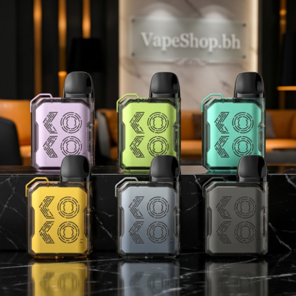 UWELL Caliburn GK2 Vision Pod Kit in transparent box design with dazzling LED lights, aluminum alloy chassis, compact 690mAh vape device for Bahrain SaltNic vaping