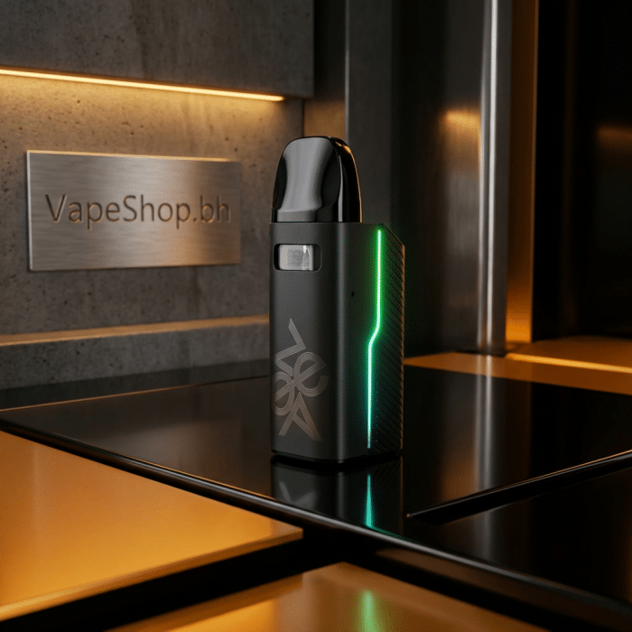 Side profile of uwell caliburn gz2 cyber pod kit highlighting 0. 8ohm g coil pod for smooth mtl salt nic vaping bahrain