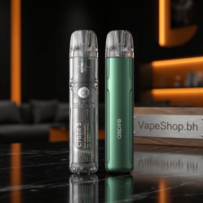 Cyber s vape kit with adjustable airflow pod orientation for mtl vaping