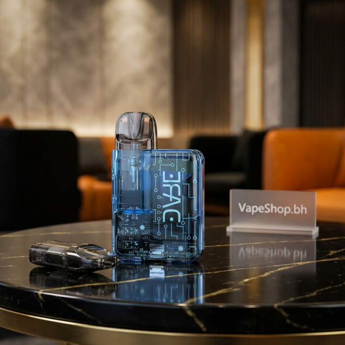 Dare dare kit salt nic pod system angled view highlighting slim profile, usb-c port and mtl coils optimized for bahrain salt nic vaping.