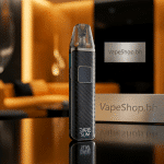 DARE brand Dare Slim Kit close-up in gallery, compact black SaltNic vape for Bahrain, highlighting slim cylindrical body and airflow.