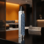 Geekvape One Kit side view showing ergonomic shape, Type-C port and fire button on durable zinc alloy body