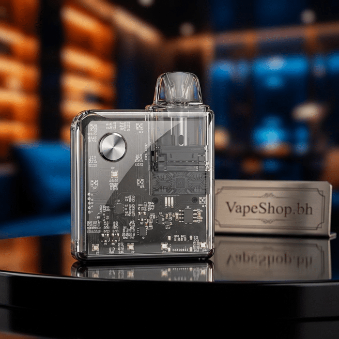 Rincoe jellybox nano 2. 8ml pod kit with mesh coil installed, transparent design highlighting internals for bahrain vapers.