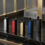 SMOK RPM Lite Kit vape device in sleek silver, compact 75mm pod mod with 0.96-inch TFT screen and 1250mAh battery for Bahrain vapers.