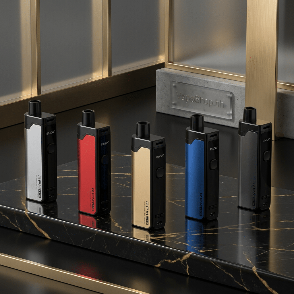 3325725 Smok rpm lite kit vape device in sleek silver, compact 75mm pod mod with 0. 96-inch tft screen and 1250mah battery for bahrain vapers.