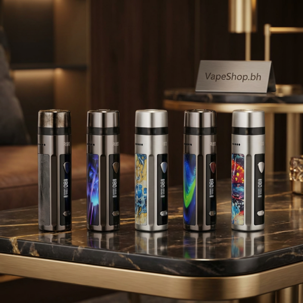 Wismec R80 80W pod mod with 0.96 inch TFT color display and 18650 battery