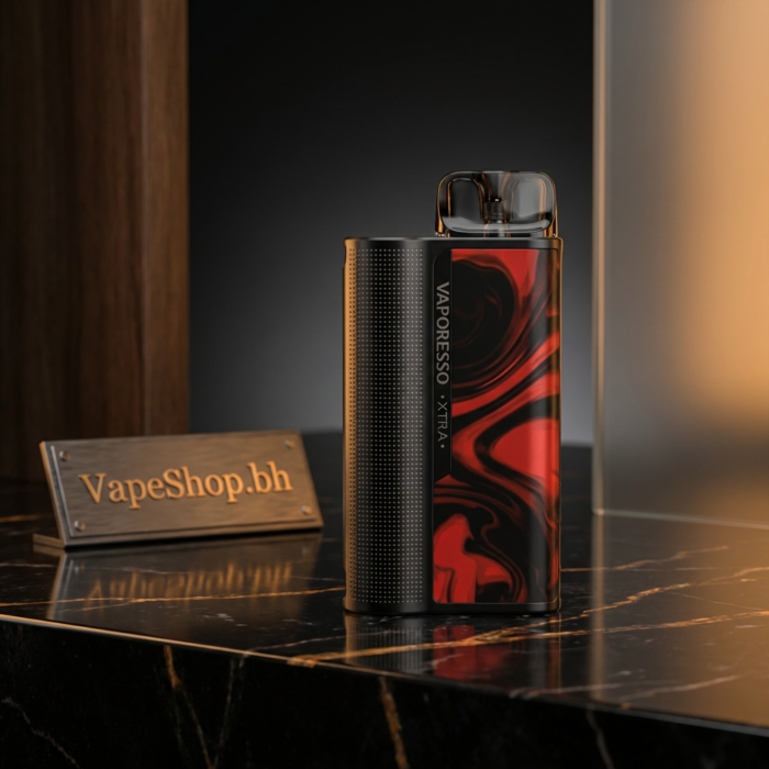 Compact vaporesso xtra pod kit grey resin finish, ergonomic shape, magnetic 2ml unipod, 900mah saltnic device for bahrain.