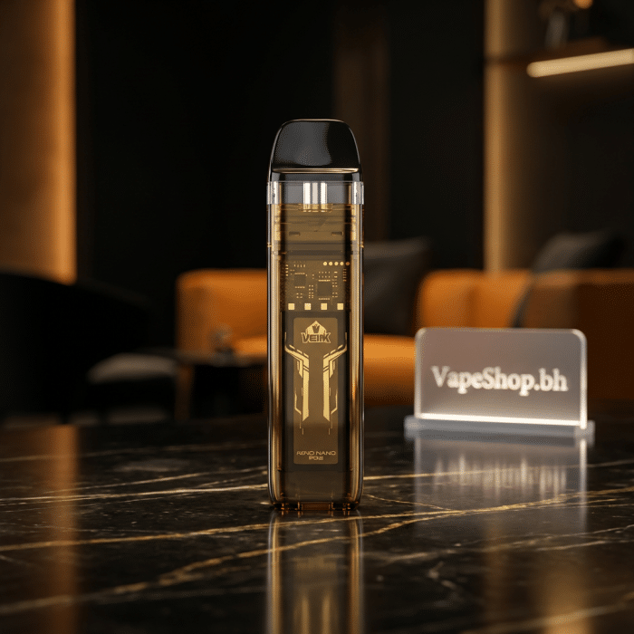 Veiik airo nano pod kit rainbow black edition, slim draw-activated design, 2ml refillable pod for saltnic.