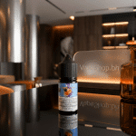 Grand E-Liquids Mega Saltnic salt nic, detailed label and cap close-up