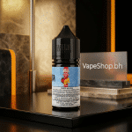 Grand E-Liquids Mega Saltnic e-liquid, top-down view of Bahrain vape