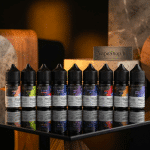 Mazaj Salt Nic e-liquid 30ml bottle in vibrant label design for Bahrain vapers, premium nic salt vape juice