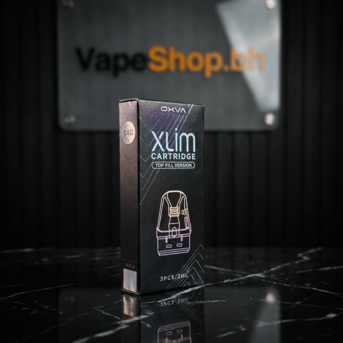 Oxva xlim cartridge 3ml capacity top fill design for vape pods