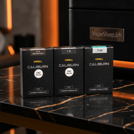 UWELL Caliburn X Pod 3ml refillable pod system with OLED display and adjustable airflow