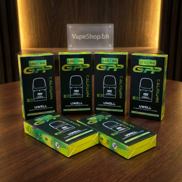 UWELL Caliburn GPP G4 pod in black, 3mL side-fill PCTG cartridge for G4 pod system, Bahrain vape pods