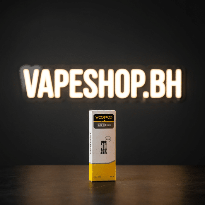 Close-up of voopoo pnp x replacement coils, mesh structure, gold accents, leak-proof for vape pods.