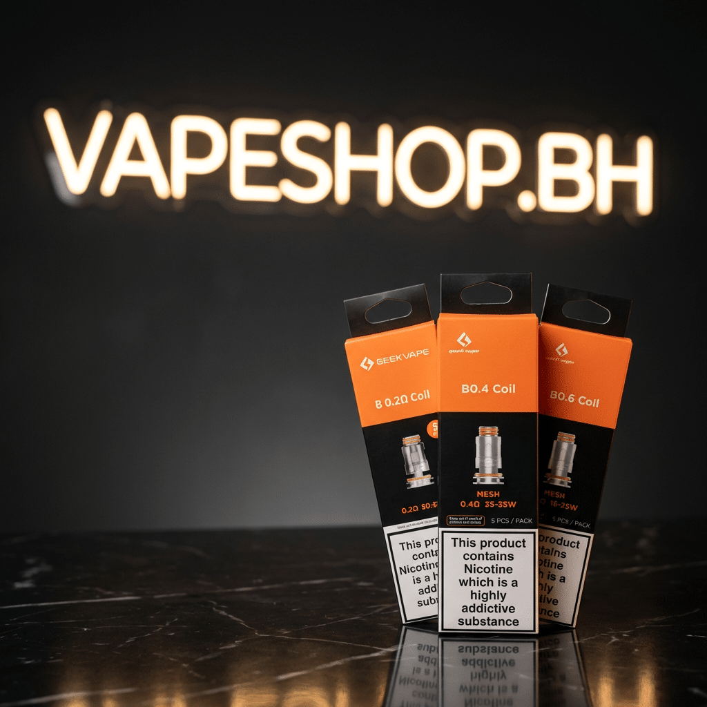 3571424 Geekvape b series replacement coil in 0. 4ω mesh, gold contacts, kanthal build for aegis boost vape pod in bahrain shop.