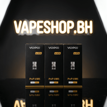Voopoo PnP-VM5 0.2ohm mesh replacement coil, silver cylindrical design for pods, 40-60W DTL vaping in Bahrain vape shop